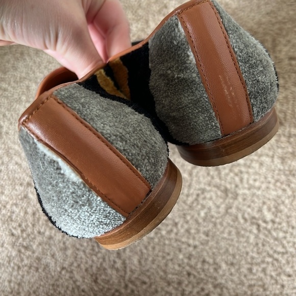 Ramón Tenza Striped Leather and Textured Fabric Slip On Loafer - Picture 4 of 8